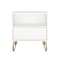 Manhattan Comfort Avira 20 in Nightstand in White (1-Drawer) NS1720-WH - alternate 1