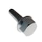 Zoro Select Not Graded, 5/16"-18 Serrated Flange Bolt, Plain Stainless Steel, 1 1/4 in L, 50 PK 2-SFH-31C-125 - alternate 2