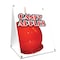 Signmission Candy Apples, 36 Inch x 24 Inch A-frame Yard Sign, Plastic Sign SBC-2436-Candy Apples - alternate 1