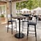 Flash Furniture 36" Round Tabletop, Seamless Surface Technology, Dark Brown with 24" Black Round Bar Height Base ST-RD36-WBR-TR24B-GG - alternate 2