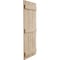 Ekena Millwork Rustic Three Board Joined Board-n-Batten Pecky Cypress Faux Wood Shutters, 16 1/2"W x 68"H SHUBJS16X68PCPR - alternate 3