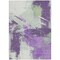 Homeroots 9' X 12' Purple Mint Green And Ivory Abstract Washable Indoor Outdoor Area Rug 618488 - alternate 3
