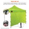 Ergodyne Lime Pop-Up Tent Sidewall Kit 6058 - alternate 2