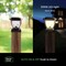 Home Zone Security 12-Lumen-Each 4 x 4 Solar LED Post Cap Lights, Bronze ELI1403V - alternate 3