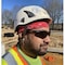 Mcr Safety Memphis (MP1), Safety Glasses, MAX6 Anti-Fog, Gray Lens, Black Frame, Half Frame, 1 PR MP112PF - alternate 2