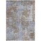Homeroots 3' X 5' Mocha and Blue Abstract Washable Non Skid Indoor Outdoor Area Rug 564245 - alternate 3