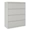 Hirsh 42" W 4 Drawer Lateral File Cabinet, Light Gray, A4/Legal/Letter 17461 - alternate 1
