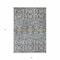 Homeroots 3' X 5' Denim Blue Beige And Brown Floral Washable Indoor Outdoor Area Rug 605849 - alternate 3