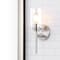 Jonathan Y Juno 13" 1-Light Farmhouse Industrial Metal/Glass Cylinder LED Sconce, Nickel/Clear JYL9547C - alternate 3
