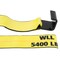 Mytee Products 4 in x 5 ft Roll off Container Winch Strap w/ Flat Hook, 4PK WS4x5CHx4 - alternate 2