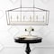 Jonathan Y Pagoda 49" 6-Light Classic Traditional Metal Linear Cage Lantern LED Pendant, Oil Rubbed Bronze/Brass JYL7439D - alternate 3