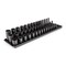 Tekton 3/8in Dr Shallow, Semi-Deep, and Deep 12pt Impact Socket Set w/Rails and Trays, 45pc (1/4-1in) SID91124 - alternate 1