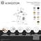 Kingston Brass Thermostatic Tub and Shower System, Brushed Nickel KSK36380AX - alternate 2