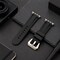 Elegani Rubber Watch Replacement Band Compatible with Apple Watch 42mm, Black RST-BLK-42mm - alternate 2