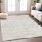 Homeroots 8' X 10' Ivory And Gray Geometric Washable Indoor Outdoor Area Rug 594560 - alternate 4