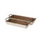 Homeroots Set of Two Off White Solid Wood And Metal Crate, 2PK 487717 - alternate 4