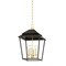 Hudson Valley Lighting Natick 4 Light Lantern 12.5 In. Aged Brass/Black 5119-AGB/SBK - alternate 1