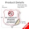 Signmission Concealed Carry Shield Sign No Concealed, 18 inch X 18 inch, Vinyl Decal, 2PK SHI-D-2PACK-18-372 - alternate 2