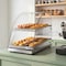 Koolmore 2 Tier Commercial Countertop Bakery Display Case with Front Curved Glass and Rear Door DC-2CN - alternate 2