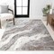 Jonathan Y Kassia Contemporary Glam Abstract Marble Brown/Gray 3 ft. x 5 ft. Area Rug SEU300C-3 - alternate 1