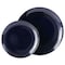 Elama Luna 18 Piece Porcelain Dinnerware Set in Dark Blue EL-LUNA18-DB - alternate 3