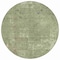 Homeroots 8' Artichoke Green And Beige Round Abstract Washable Indoor Outdoor Area Rug 615490 - alternate 3
