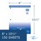 Roaring Spring Case of Loose Leaf Paper, 150 Sheets/Pack, 8"x10.5" Wide Ruled Filler Paper w/Margin, 3-hole Punched 20050cs - alternate 3