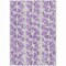 Homeroots 9' X 12' Lilac And Ivory Abstract Washable Indoor Outdoor Area Rug 614177 - alternate 2