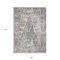 Homeroots 8' X 10' Ivory Charcoal And Beige Geometric Washable Indoor Outdoor Area Rug 577568 - alternate 2