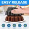 Emporio Kitchen Baking Pan Two-Layered Nonstick Gray Marble Coating Al. Fluted Cake Pans Oven Safe Up To 450 DegF EMPKBTP118 - alternate 3