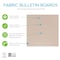 Ghent Fabric Wrapped Bulletin Board, 4'H x 5'W, Beige, Square Corners 12UT45-W90 - alternate 3