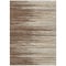 Homeroots 3' X 5' Brown Beige And Ivory Striped Washable Indoor Outdoor Area Rug 597229 - alternate 3