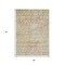 Homeroots 3' X 5' Peach And Ivory Argyle Washable Indoor Outdoor Area Rug 615812 - alternate 2