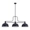 Z-Lite Melange Matte Black 3 Light Billiard 725-3MB-D12MB - alternate 2