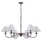 Jonathan Y Phoebe 41.5" 6-Light Grand French Country Farmhouse Adjustable Swooping Arm Candle-Style Metal LED C JYL7624A - alternate 2