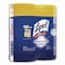 Lysol Disinfecting Wipes, 1-Ply, 7 x 7.25, Lemon and Lime Blossom, White, 80 Wipes/Canister, PK6 19200-80296 - alternate 2