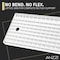 Anzzi 76'' x 57-60'' Frameless Sliding Glass Shower Door in Polished Chrome with Left Drain Shower Base SD-5902305L-CH - alternate 4