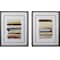 Homeroots Set Of 2 Arid Layers Abstract Framed Art, 2PK 387765 - alternate 2