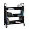 Hirsh Hirsh Double-sided Mobile Book Cart for Schools, Black 21786 - alternate 4