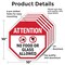 Signmission Attention No Food or Glass Allowed, 10 inch X 10 inch, Aluminum Metal Signs, 5PK OC-A-5Pack-10-19 - alternate 2