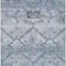 Homeroots 5' X 8' Sky Blue And Denim Blue Floral Washable Indoor Outdoor Area Rug 588865 - alternate 2
