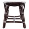 Homeroots 43in White and Dark Brown Rattan and Wicker Bench 389190 - alternate 3