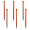 Mr. Chain 2" Safety Orange Ground Pole (6-Pack) 91312-6 - alternate 1