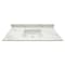 Msi Calacatta Lumas 49in x 22in Single Bathroom Vanity Top With Sink ZOR-VANS-1922-0030 - alternate 1