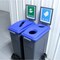 Impact Thin Bin 23 Gallon Recycling Sign Kit - Case of 1 T0055-00 - alternate 2