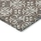 Homeroots 8' X 10' Brown Gray And Beige Floral Washable Indoor Outdoor Area Rug 595934 - alternate 2