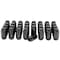 Coyote Wheel Accessories WHEEL INSTALLATION KIT 8 Lug Kit 14 Millimeter x 15 Thread Size 60 Degree Conical Acorn Duplex 13K848BLK - alternate 1