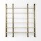 Homeroots Natural Iron and Solid Wood Six Tier Bookcase 392227 - alternate 3