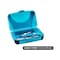 Lockermate By Bostitch Hard Pencil Case, Durable Plastic Pencil Box, Kid-Friendly Design, Blue & Black 91160-TB21-DM - alternate 2
