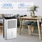 Edendirect Dehumidifiers, 6.5 pints, White, 9.29 in, 115V ZR602EE - alternate 3